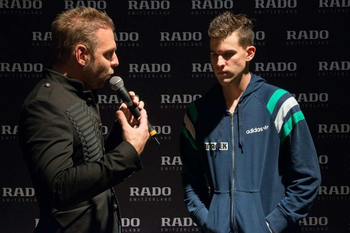 Ronny Leber Dominic Thiem auf Erste Bank Open im Interview