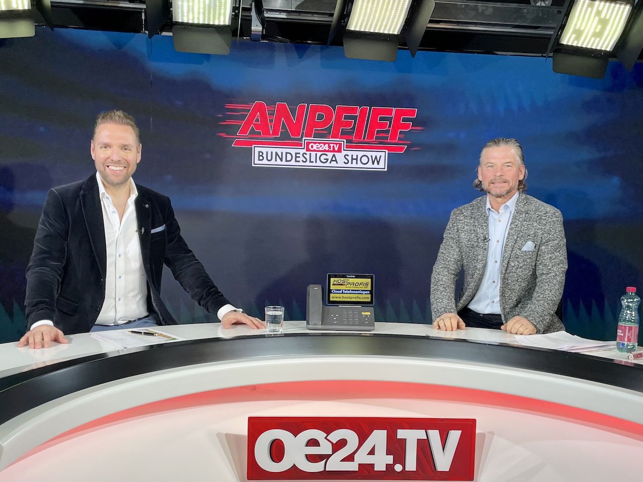 Anpfiff - die Bundesliga Show - OE24 - Ronny Leber + Frenkie Schinkels