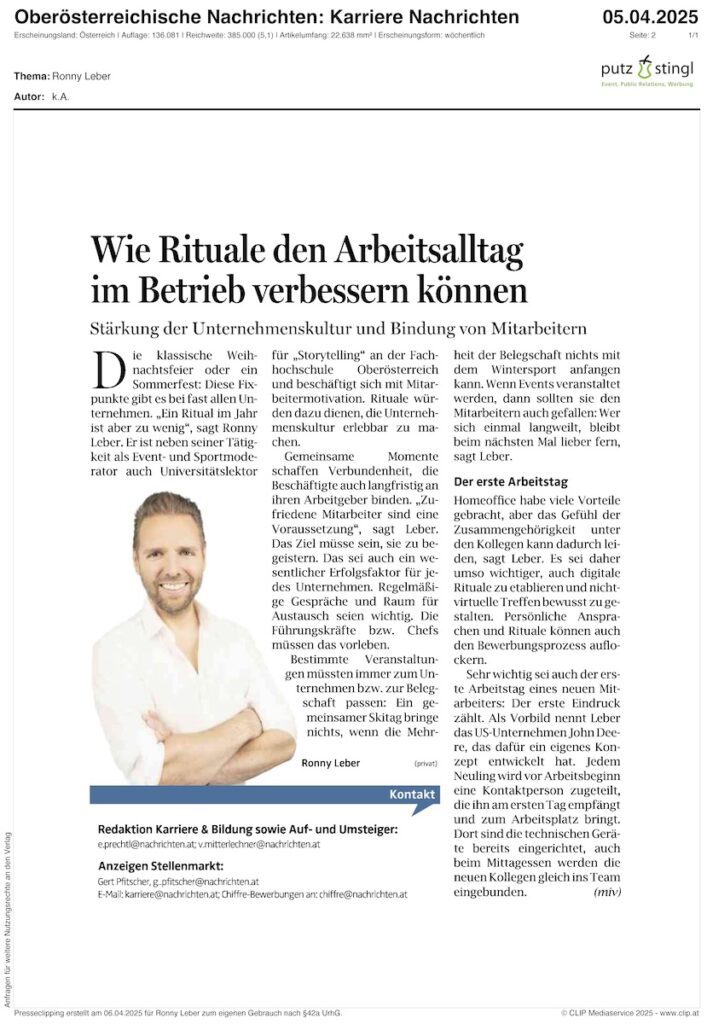 Ronny Leber OOe Nachrichten