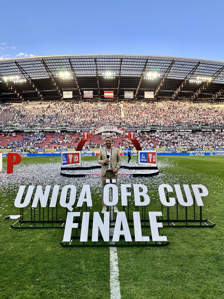 15th anniversary as the voice of the ÖFB Cup Final